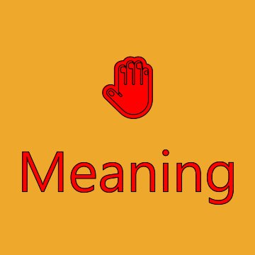 Raised Back Of Hand Emoji Meaning